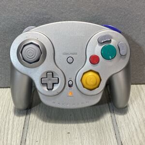 Nintendo Gamecube Wavebird Wireless Controller Powers On No Dongle Battery Cover